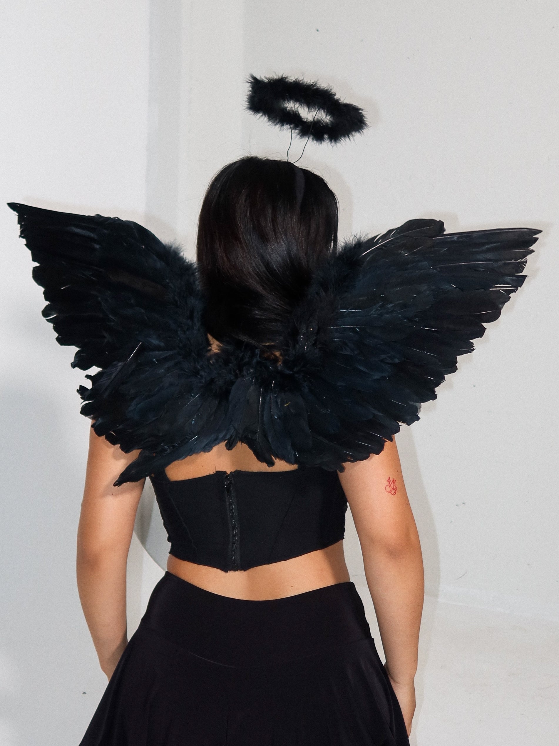 Angel 2 Piece Set (Black) - Laura's Boutique, Inc