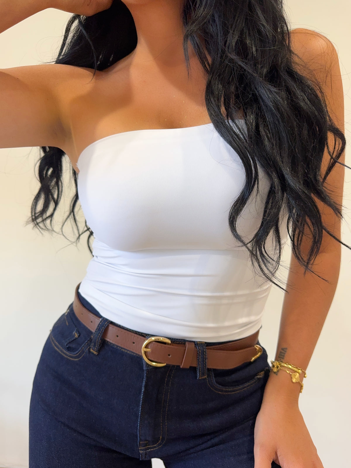 Alina Tube Top (White)