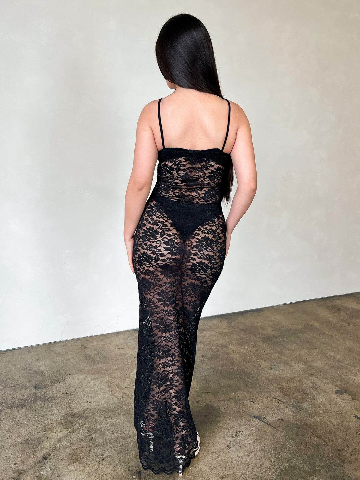 Cami Lace Dress (Black)