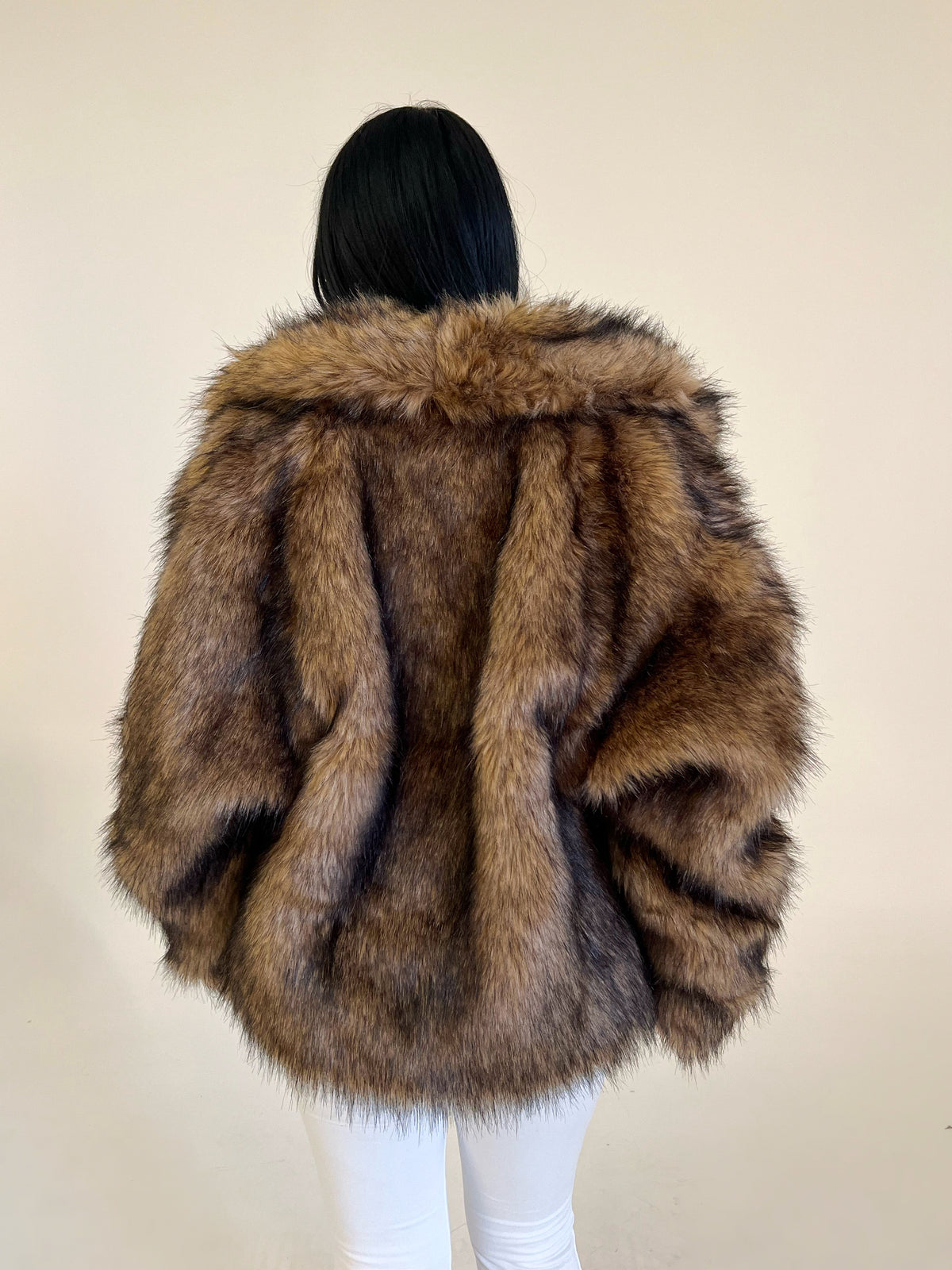 Melany Fur Coat (Brown)