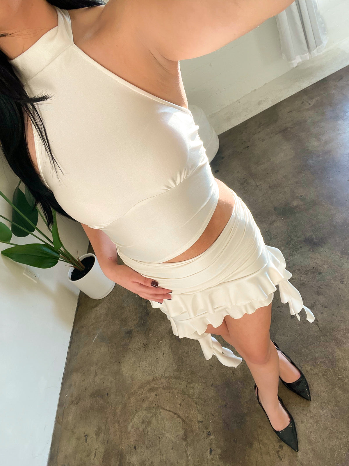 Daniela Dress (Cream) - Laura's Boutique, Inc Daniela Dress (Cream) - Laura's Boutique, Inc