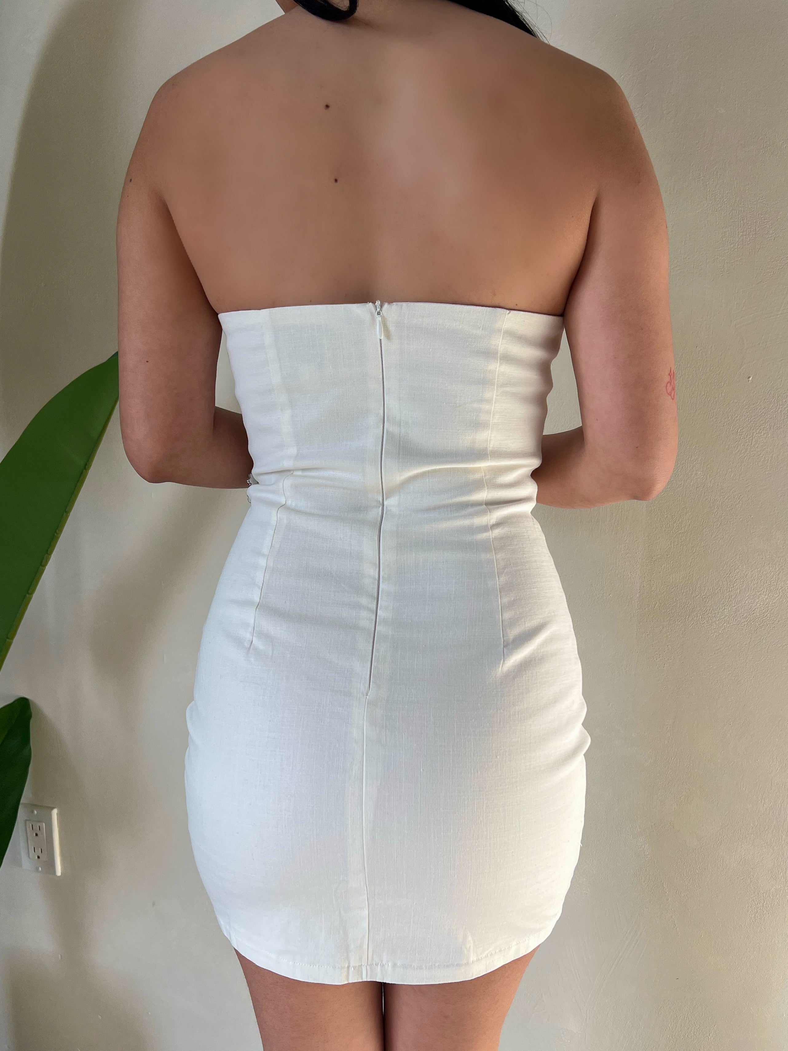 karla mini dress Karla Mini Dress (White) Large