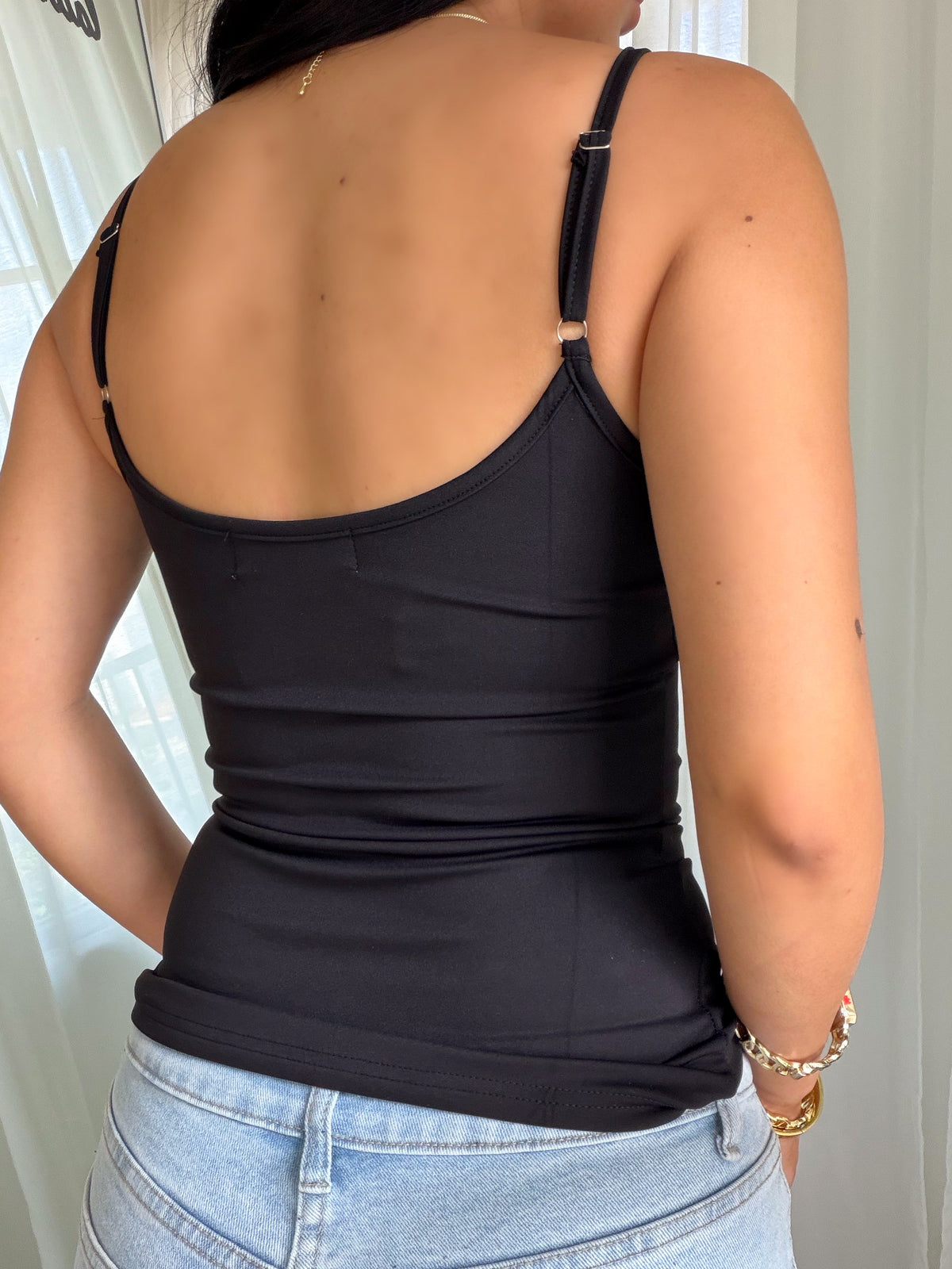 Natalie Tank Top (Black)