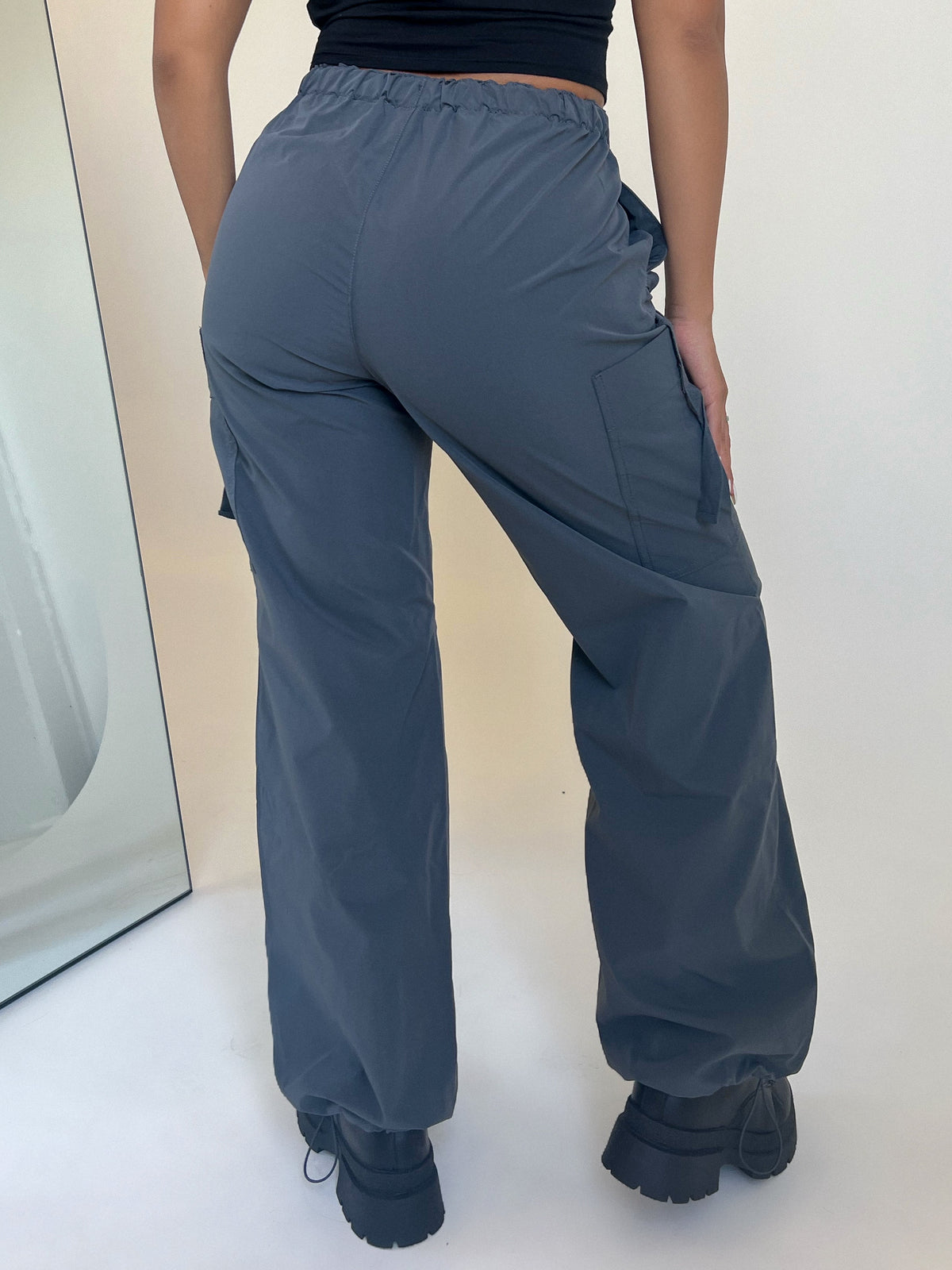 Maria Cargo Pants (Charcoal)