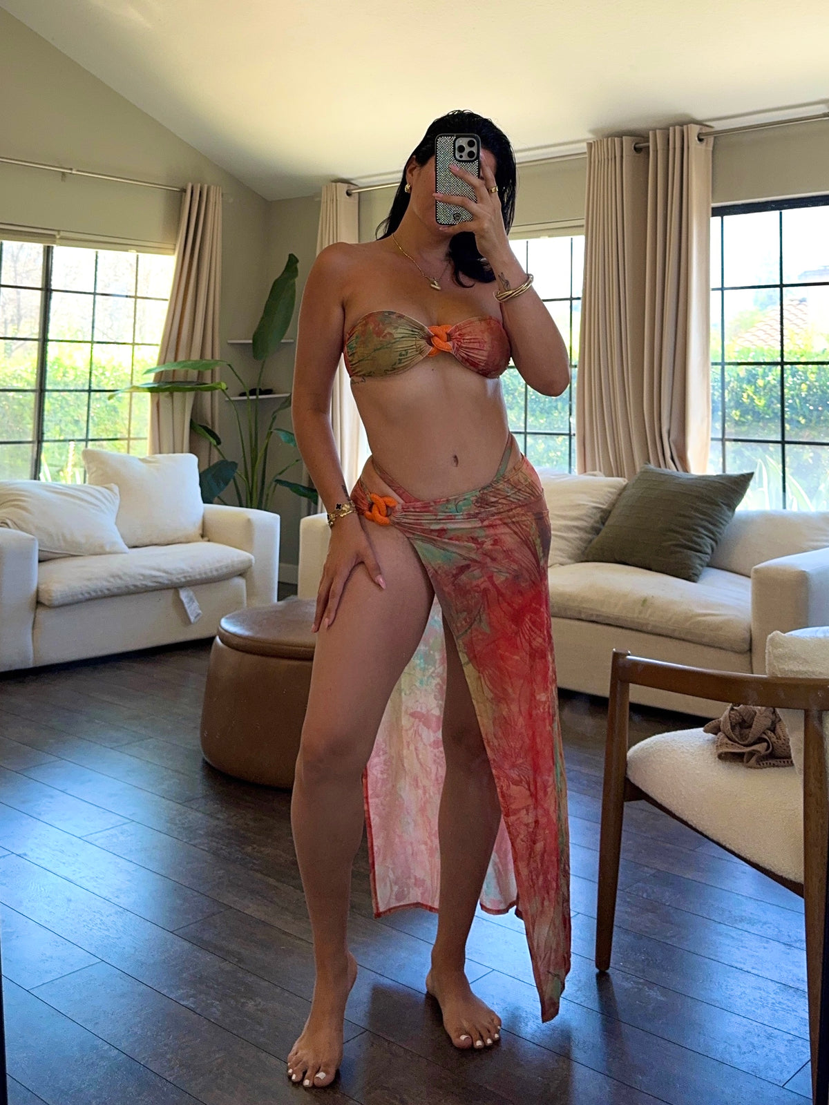 Iris 3 Piece Set (Orange Multi)