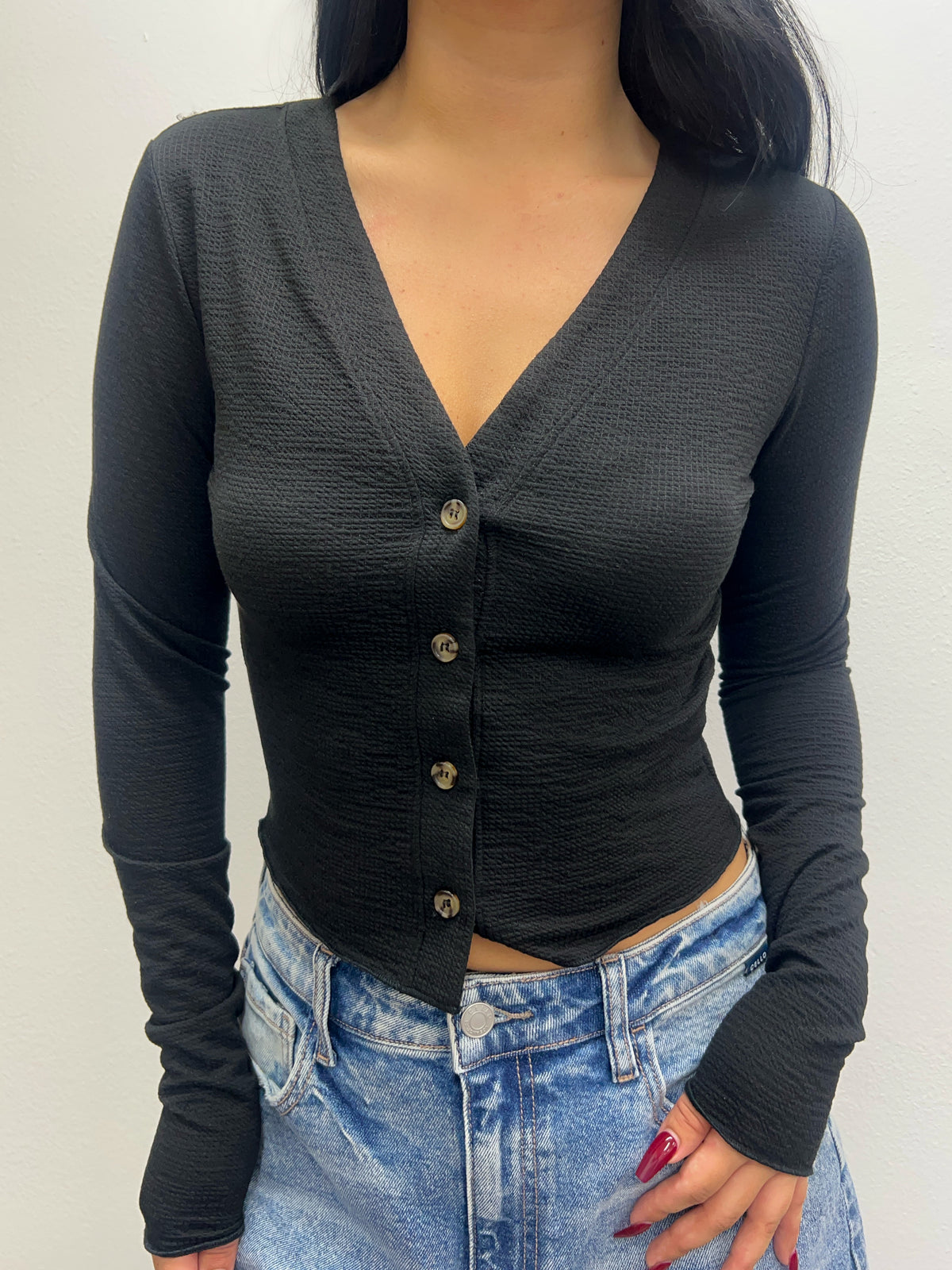 Sophia Crop Top (Black)