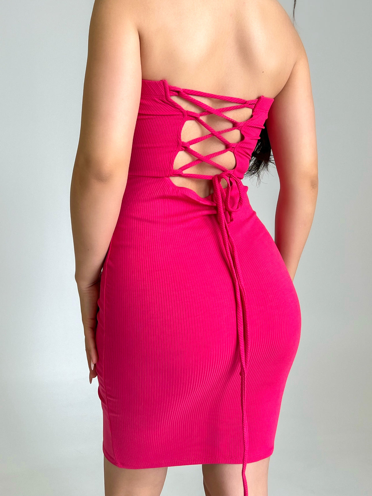 Sandra Dress (Fuchsia)