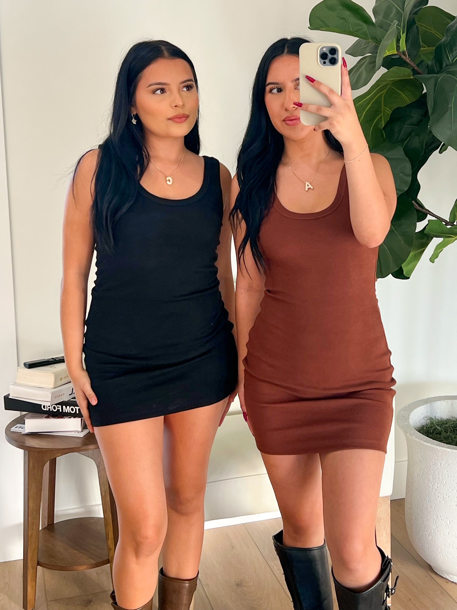 karina mini dress black Karina Black Diamond Embellishment Mini Dress