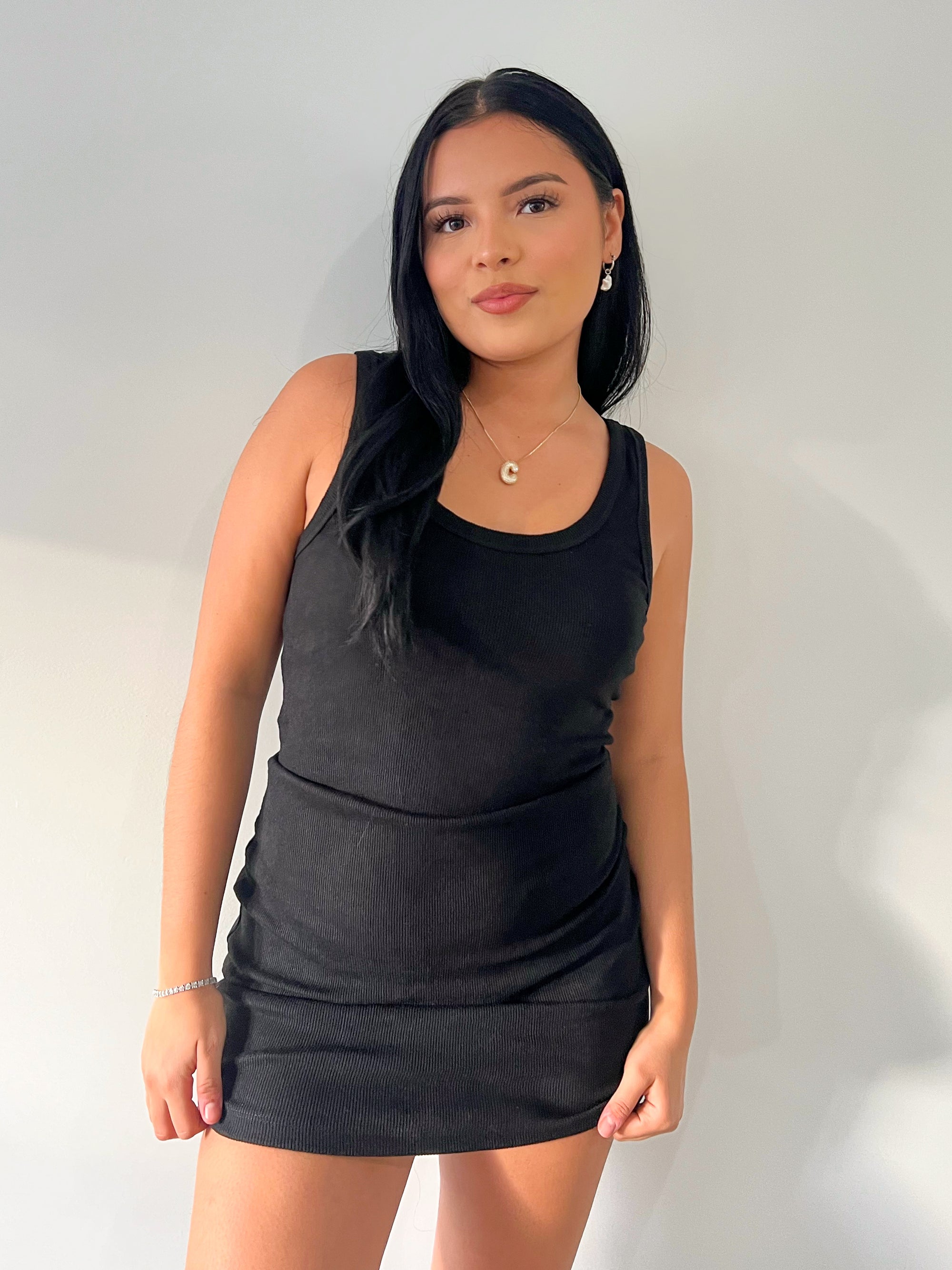 Karina Mini Dress (Black) - Laura's Boutique, Inc Karina Mini Dress (Black) - Laura's Boutique, Inc