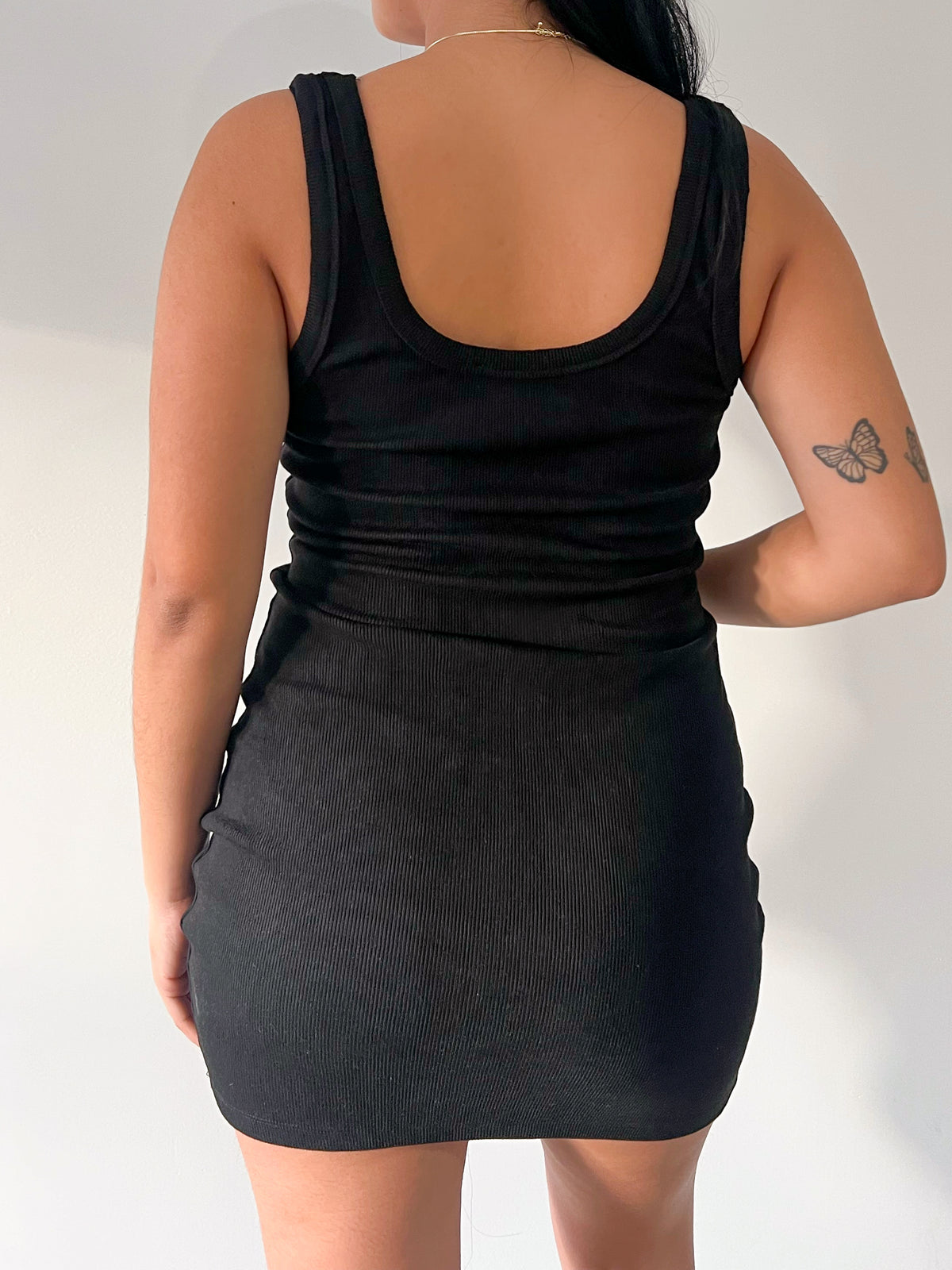 Kayla Ribbed Tank Dress (Black) - Laura's Boutique, Inc Kayla Ribbed Tank Dress (Black) - Laura's Boutique, Inc