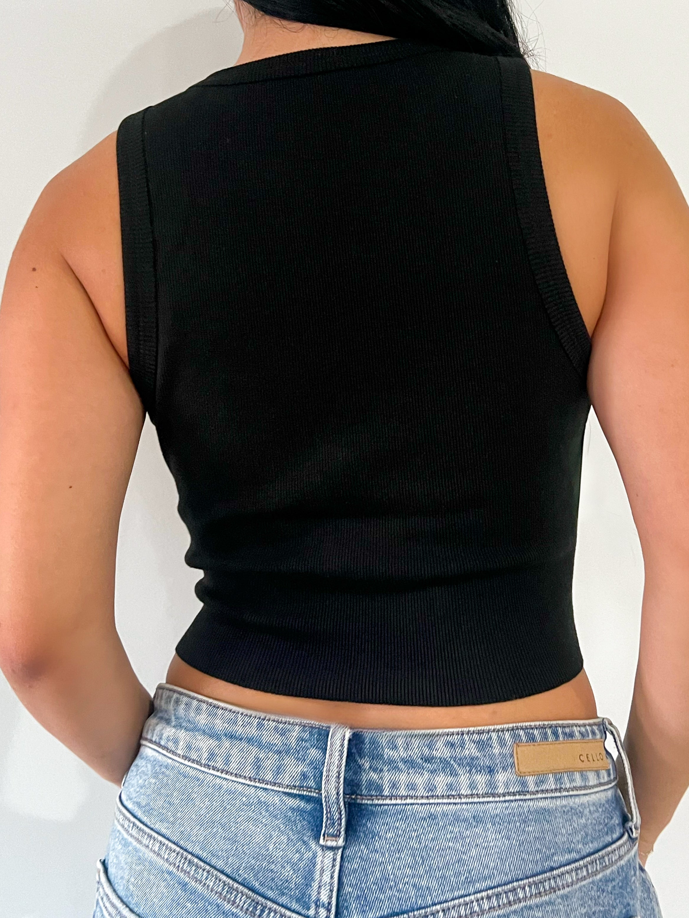 Madison Tank Top (Black) - Laura's Boutique, Inc