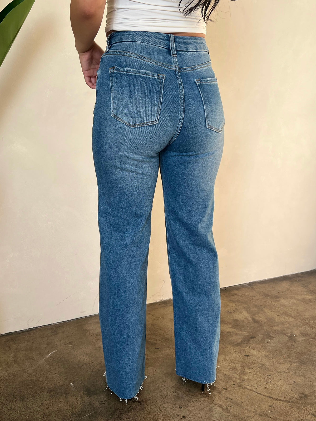 Zaira High Rise Jeans (Medium Denim)