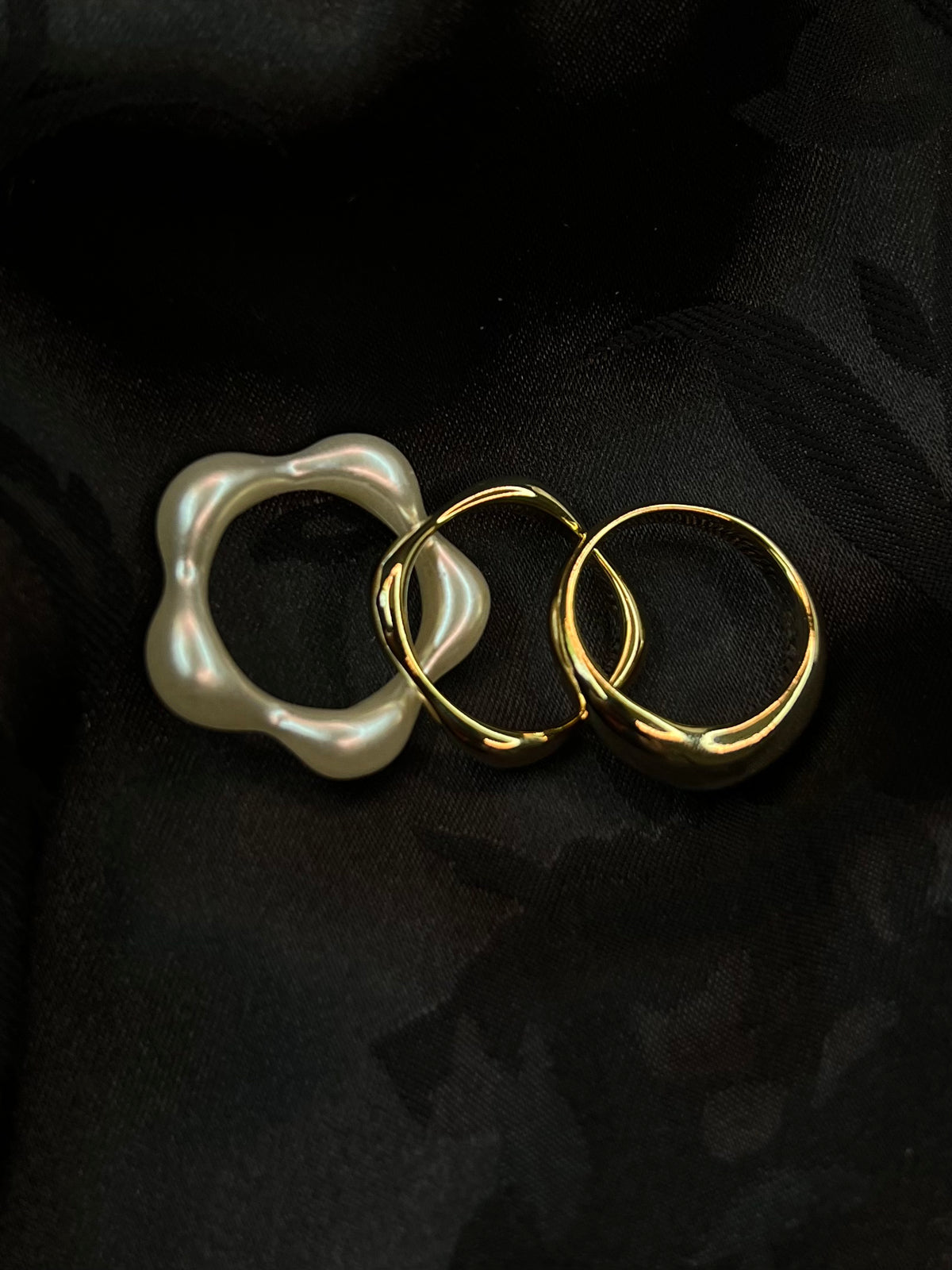 Jackie 3 Ring Set (Gold)