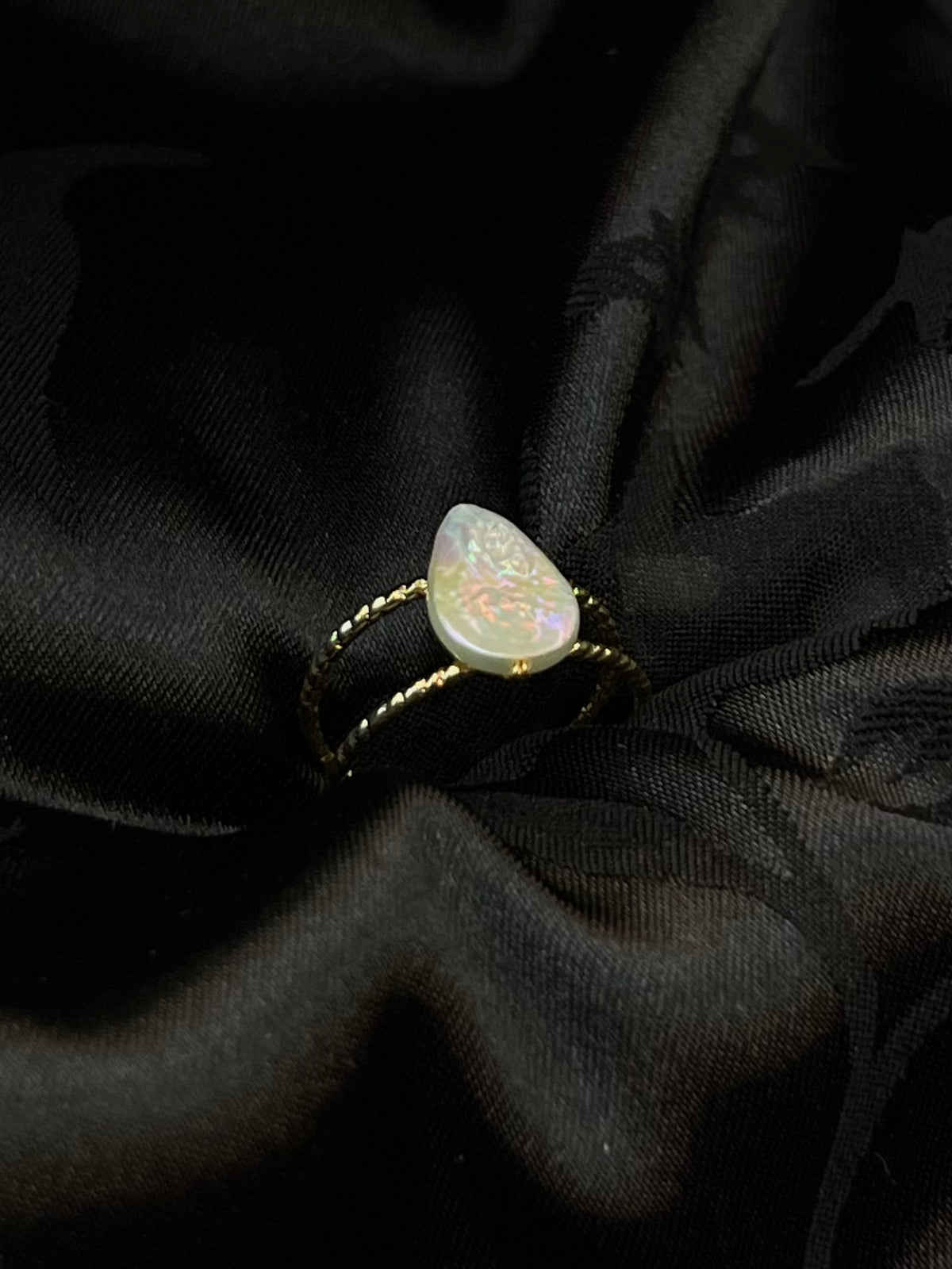 Ashley Pearl Ring (Gold)