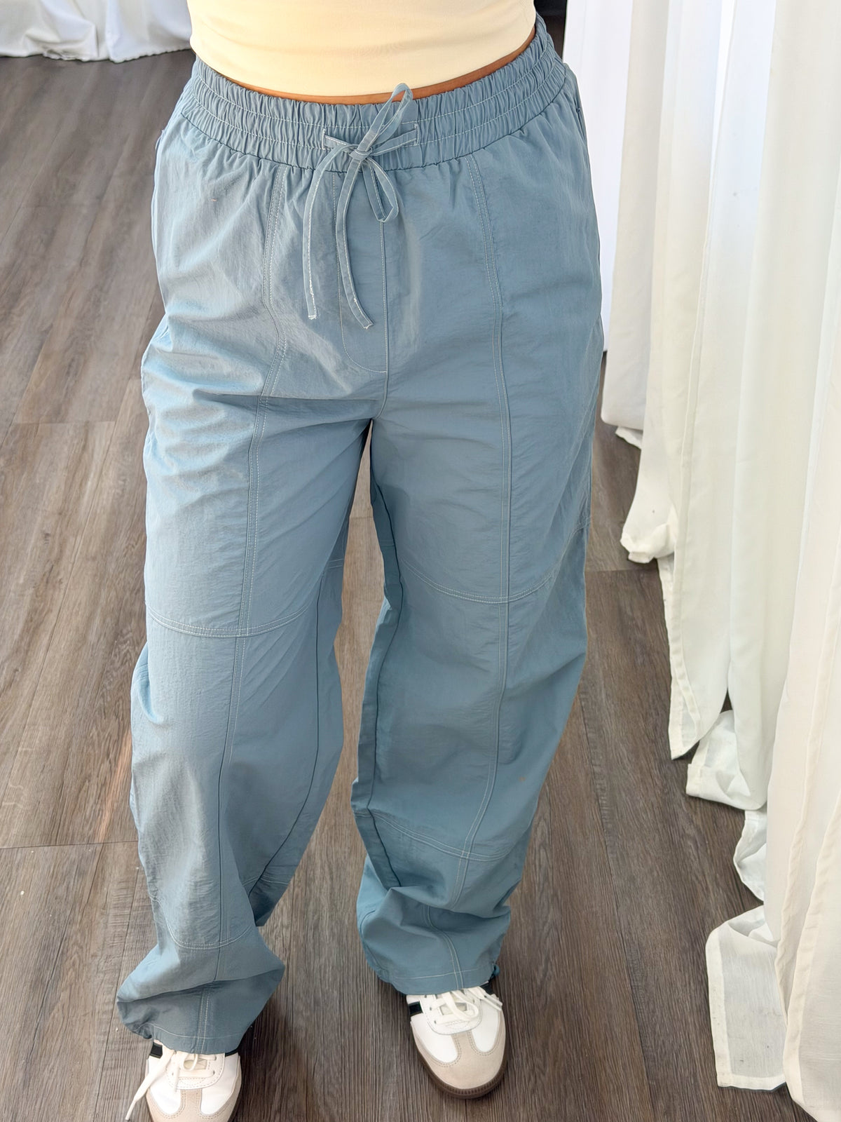 Brianna Track Pants (Denim Blue)