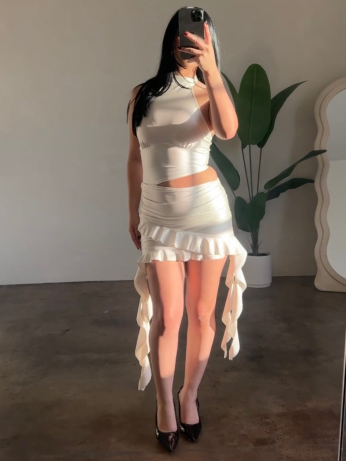 Daniela Dress (Cream) - Laura's Boutique, Inc