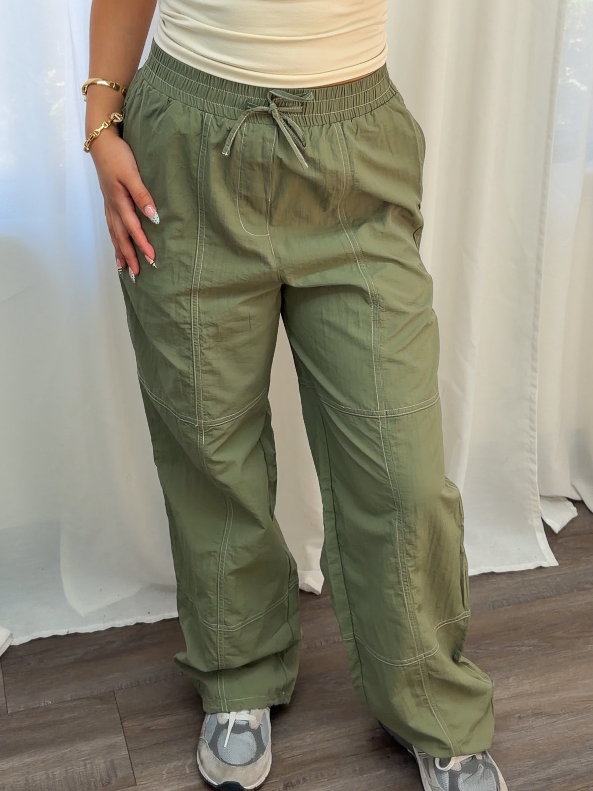 Brianna Track Pants (Olive)