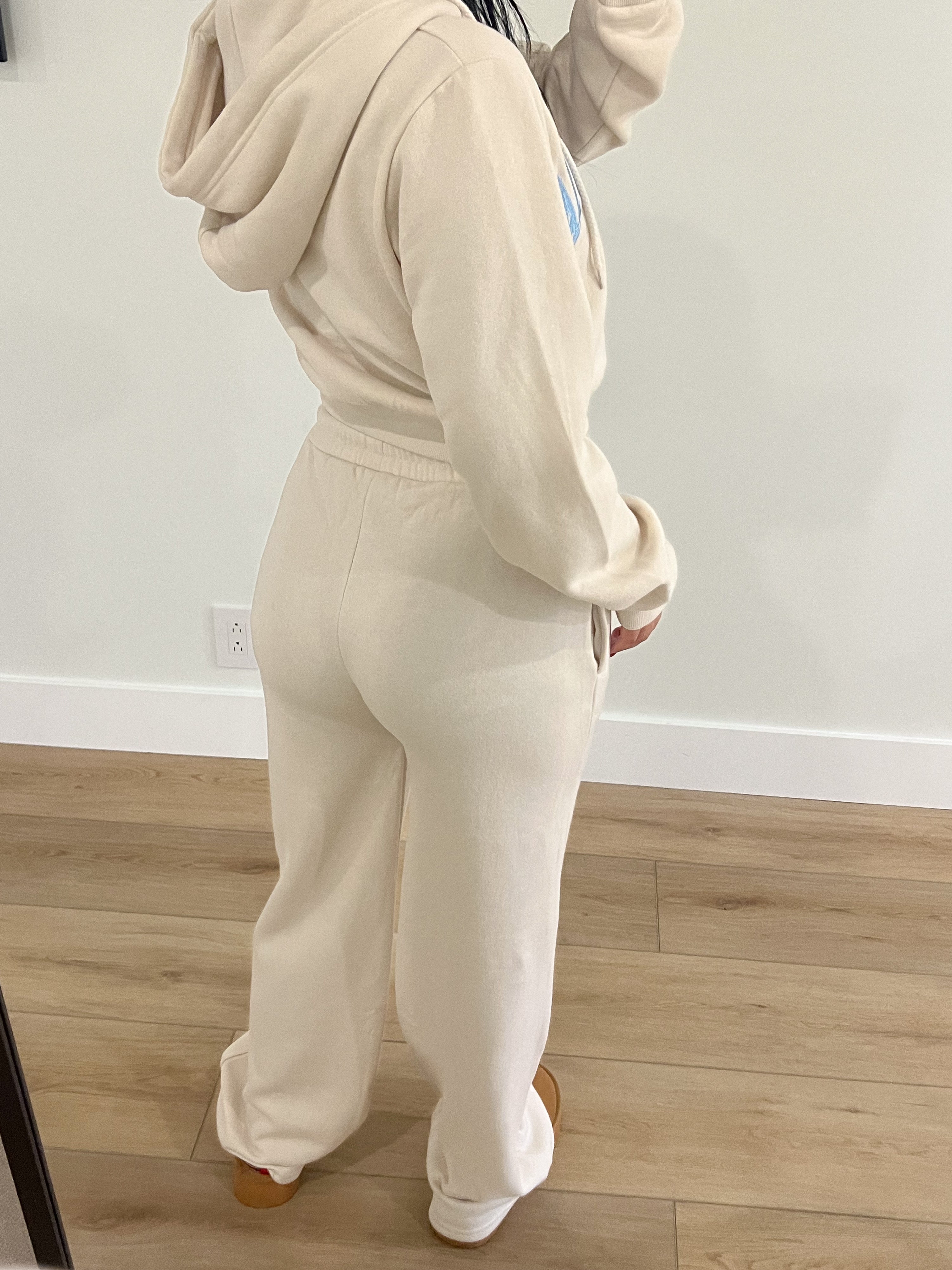 Tania Cali Zip Up Hoodie (Beige) - Laura's Boutique, Inc