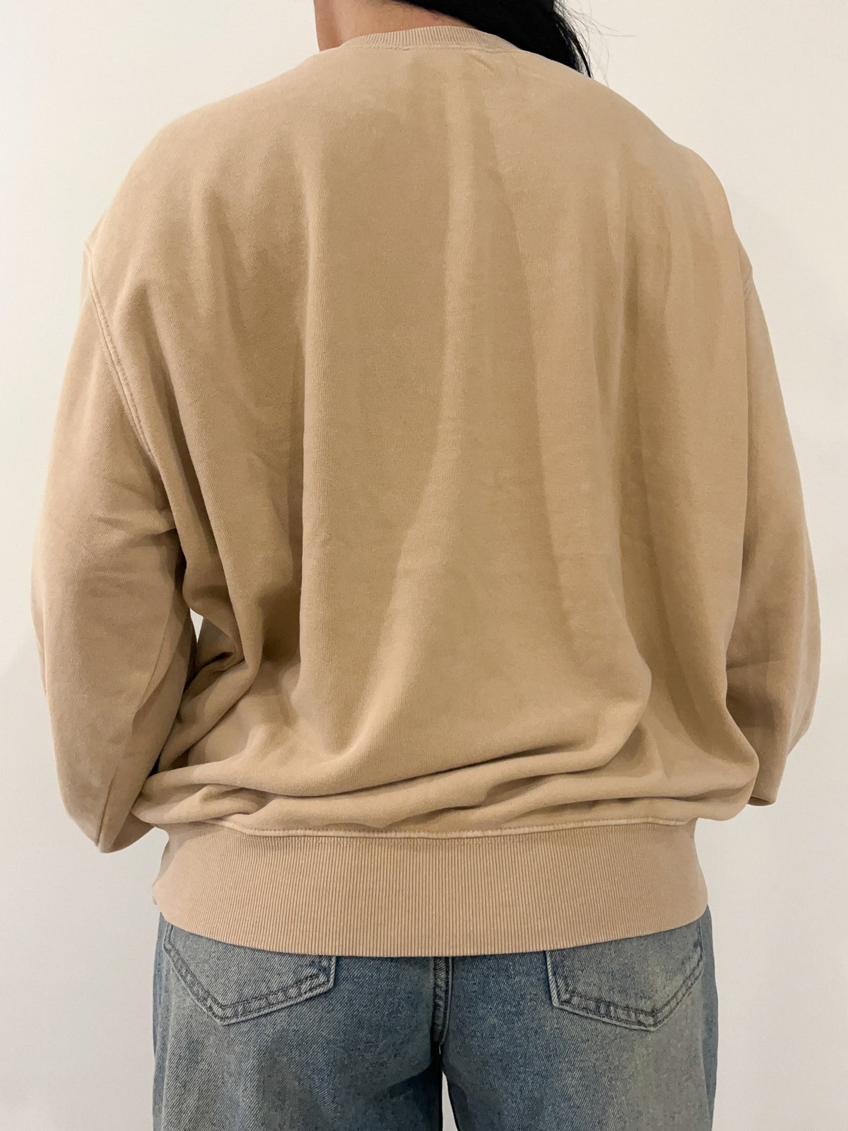 Madison Crewneck Top (Taupe)