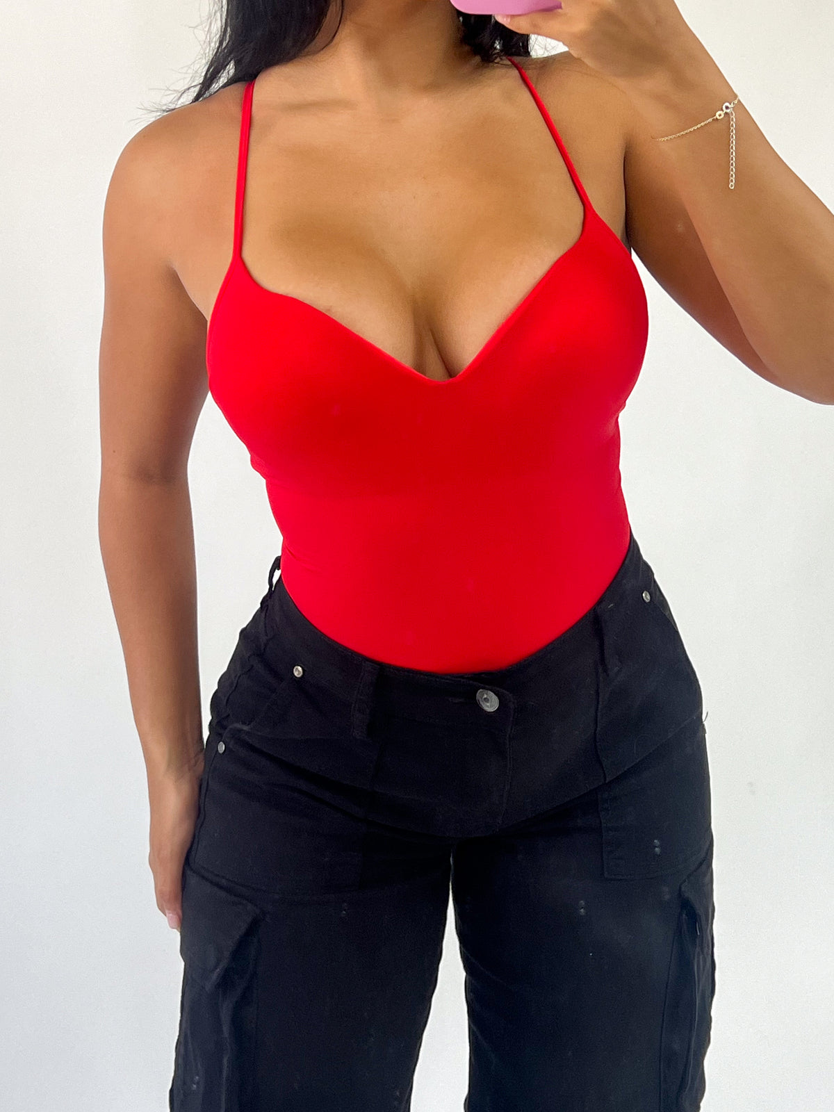 Zoraida Bodysuit (Red)