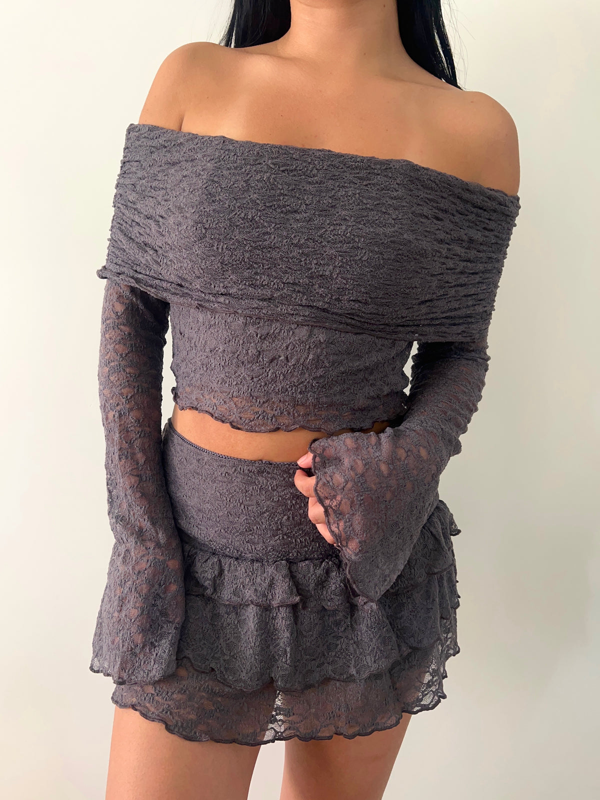 Emily 2 Piece (Charcoal)