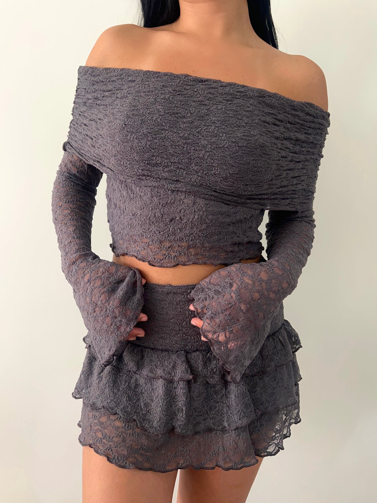 Emily 2 Piece (Charcoal)