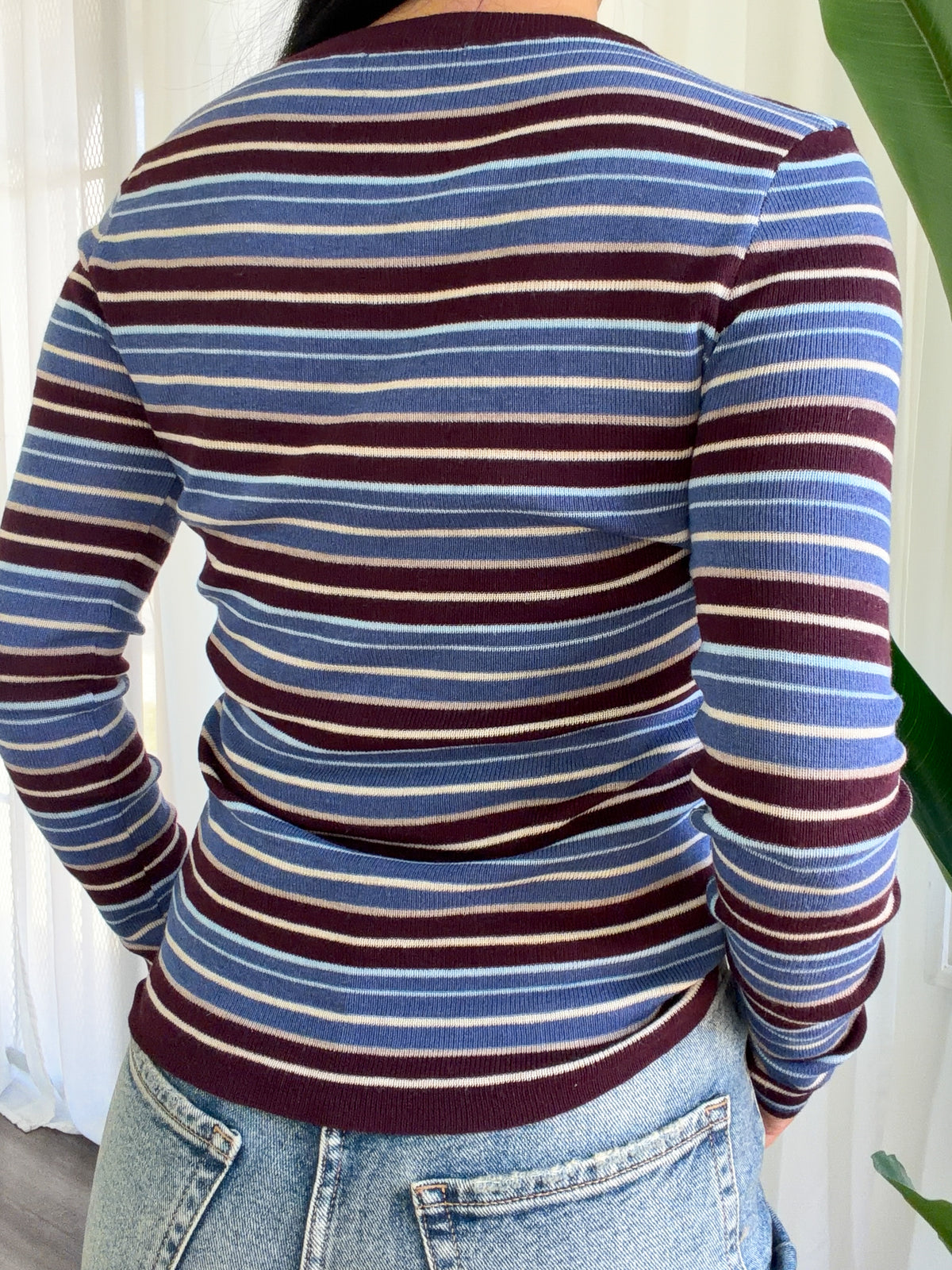 Karina Sweater Top (Blue)