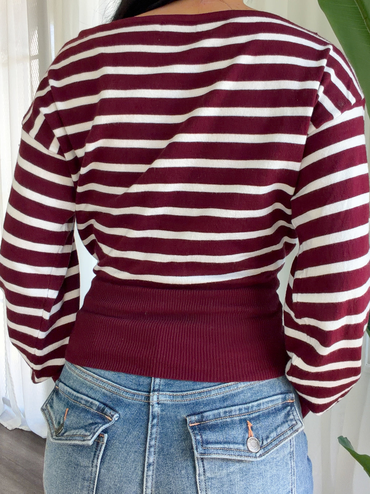 Vanessa Sweater (Burgundy)