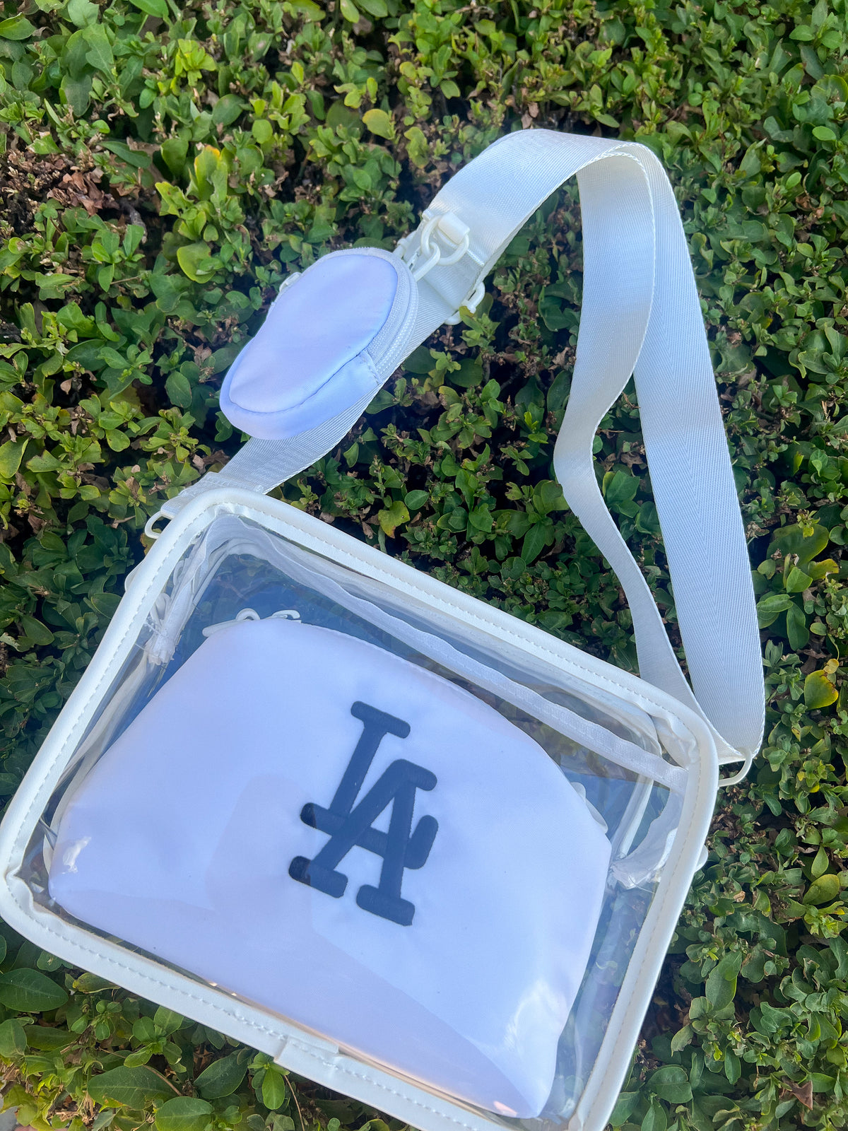 LA Clear Handbag (White)