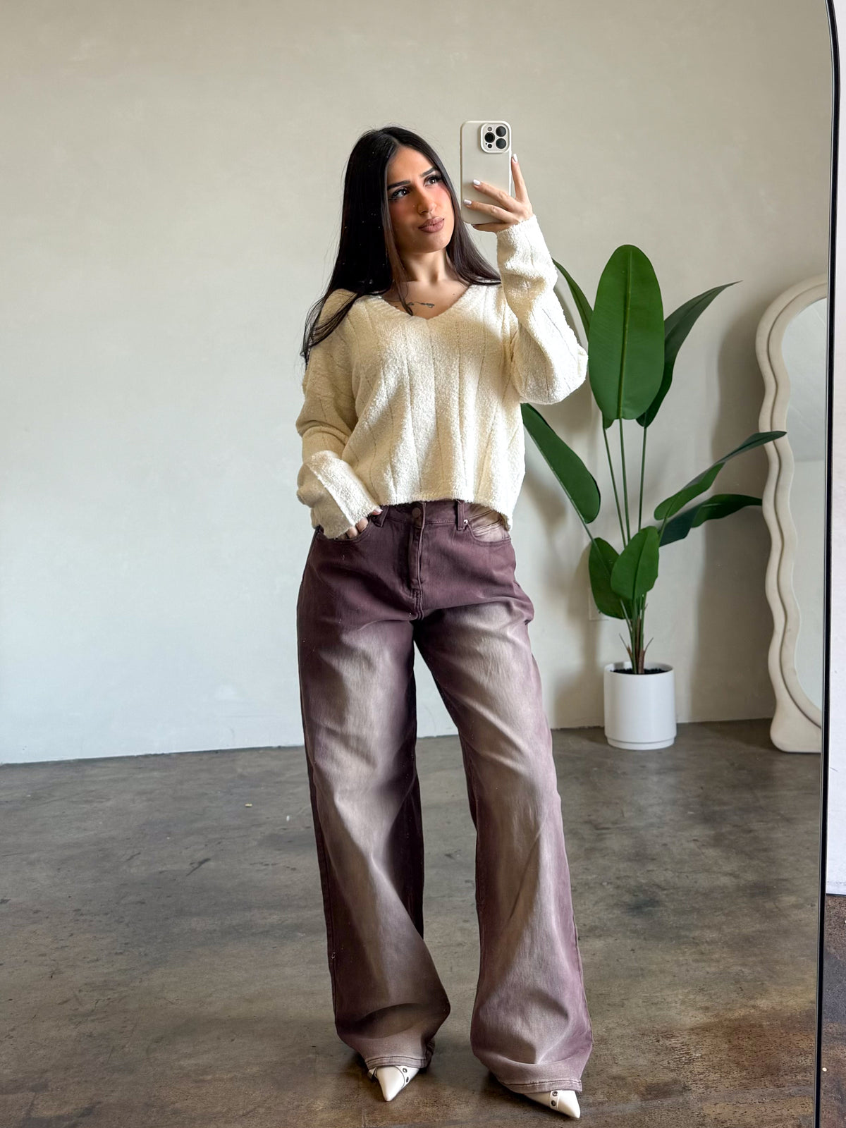 Alyssa  Pants (Brown)