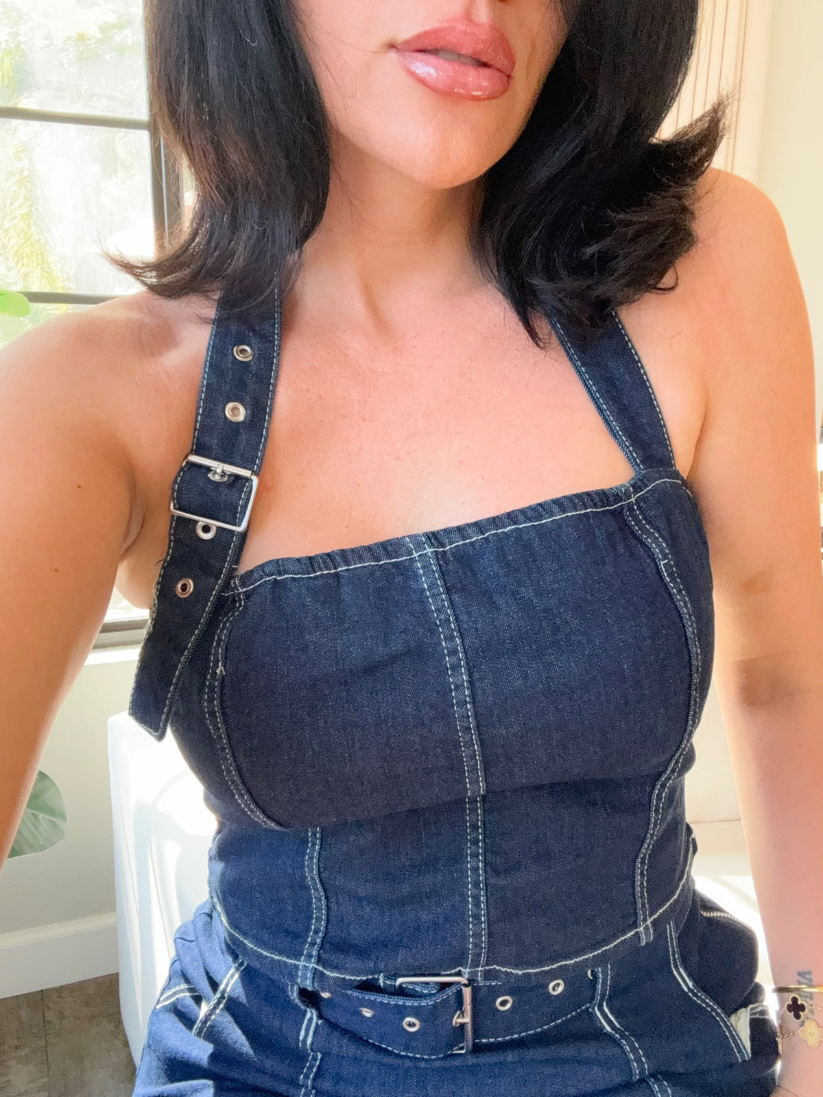 Dina Tank Top (Denim)