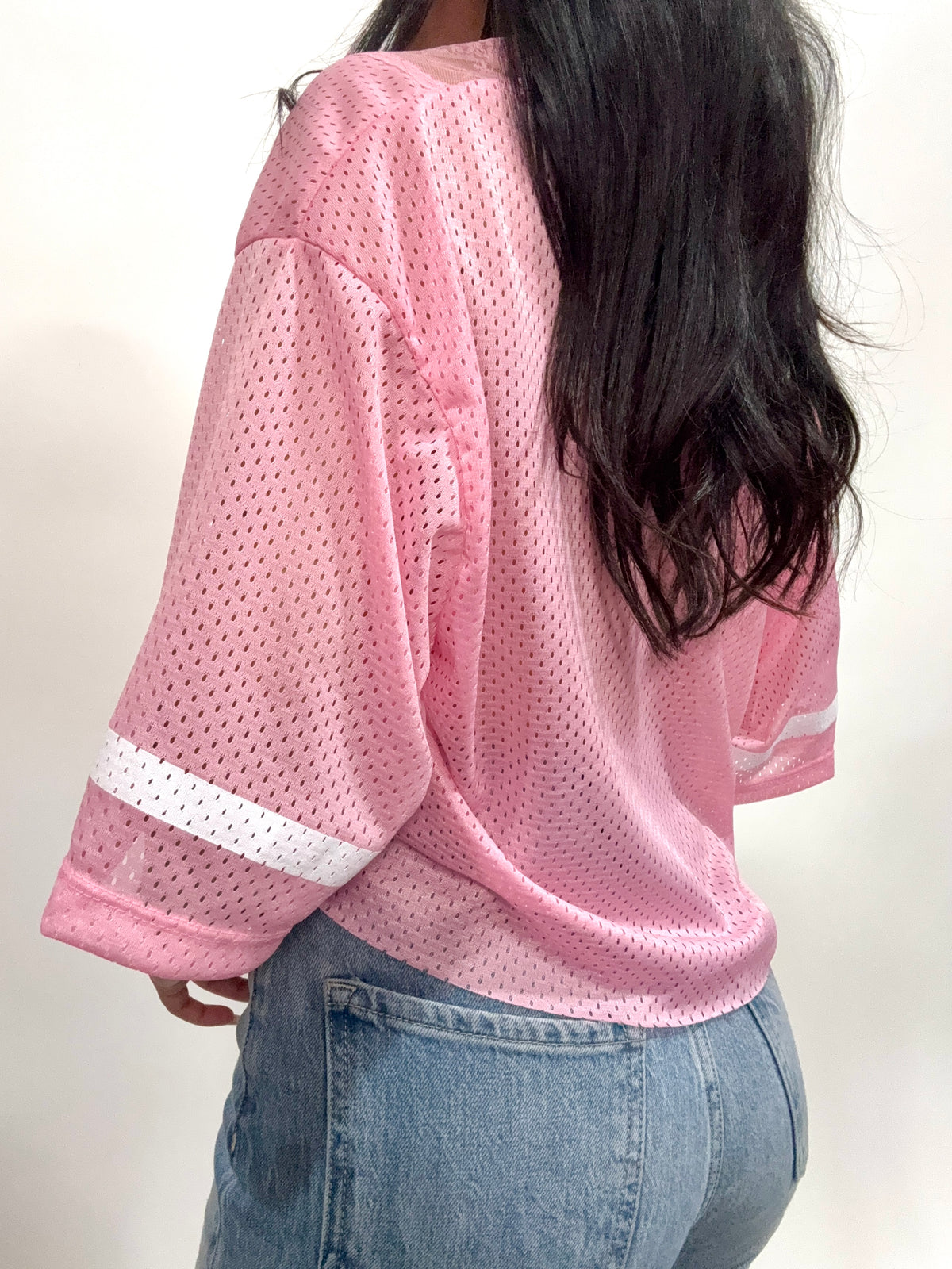LA Lace Jersey (Pink)