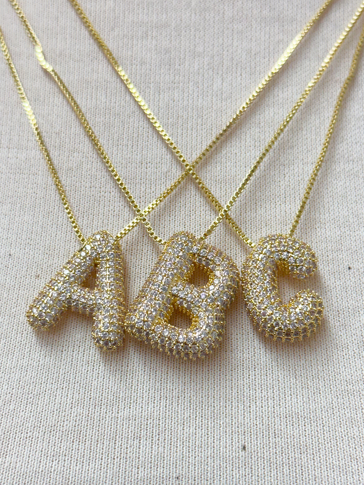 Ana InitIal Necklace (Gold)