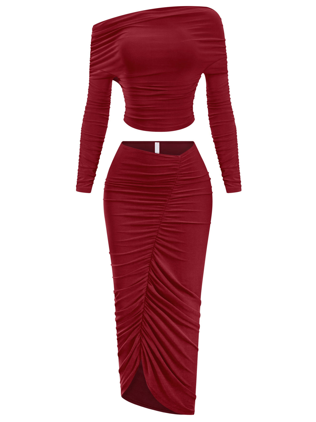 Priscilla 2 Piece (Burgundy)