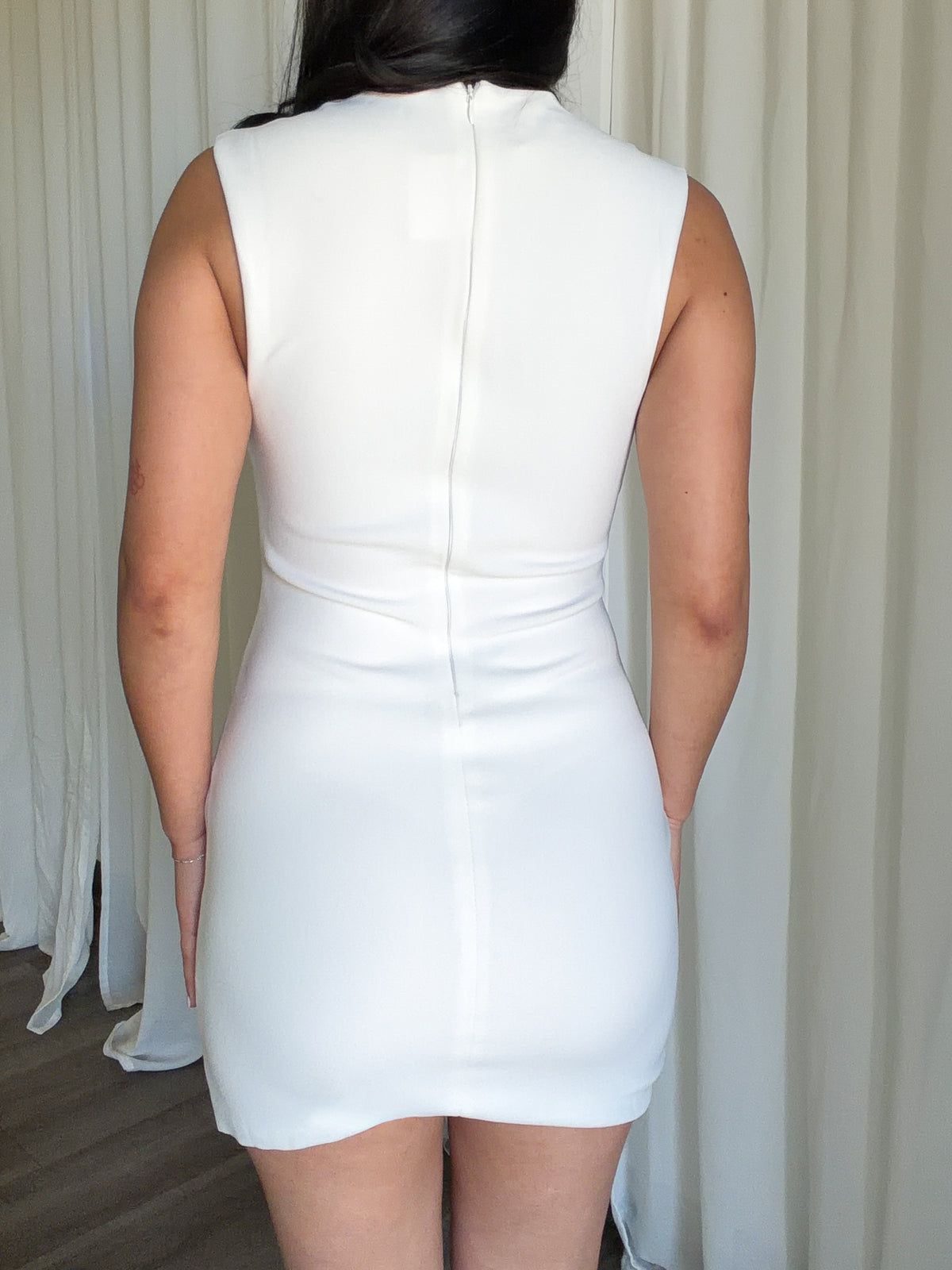 Lorena Mini Dress (White)