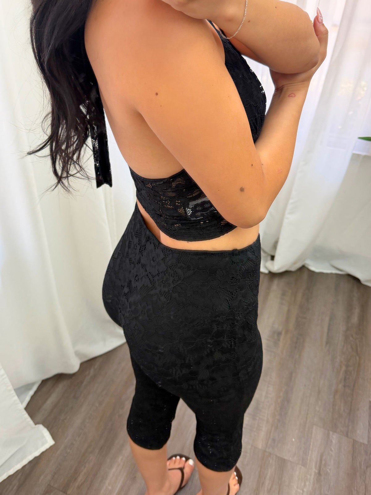 Isabel Lace 2 Piece (Black)