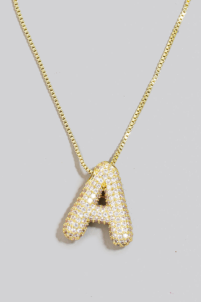 Ana InitIal Necklace (Gold)