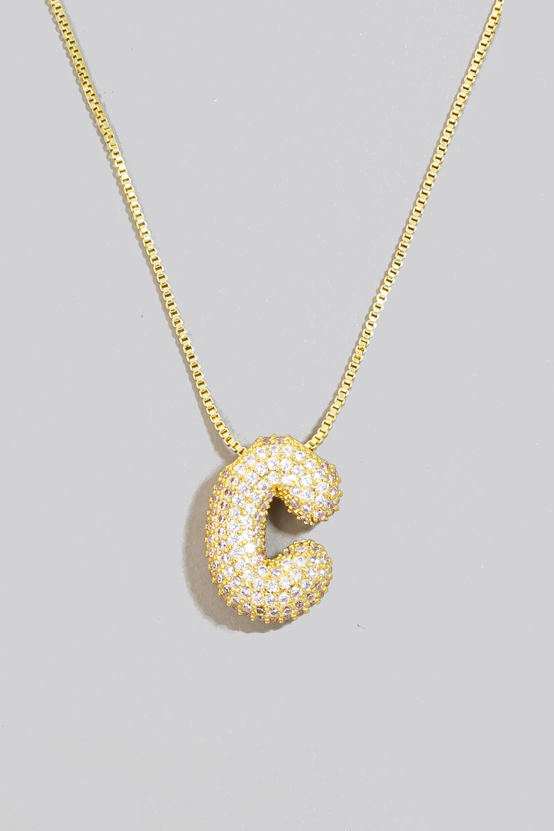 Ana InitIal Necklace (Gold)