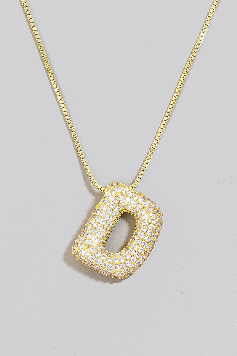 Ana InitIal Necklace (Gold)