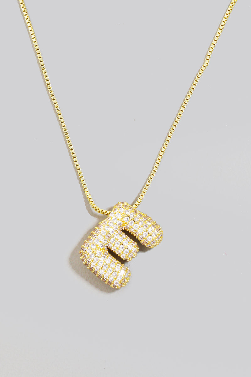 Ana InitIal Necklace (Gold)