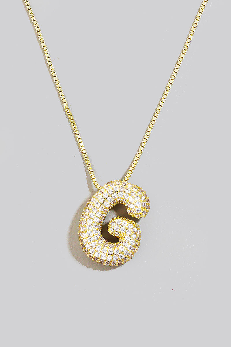 Ana InitIal Necklace (Gold)