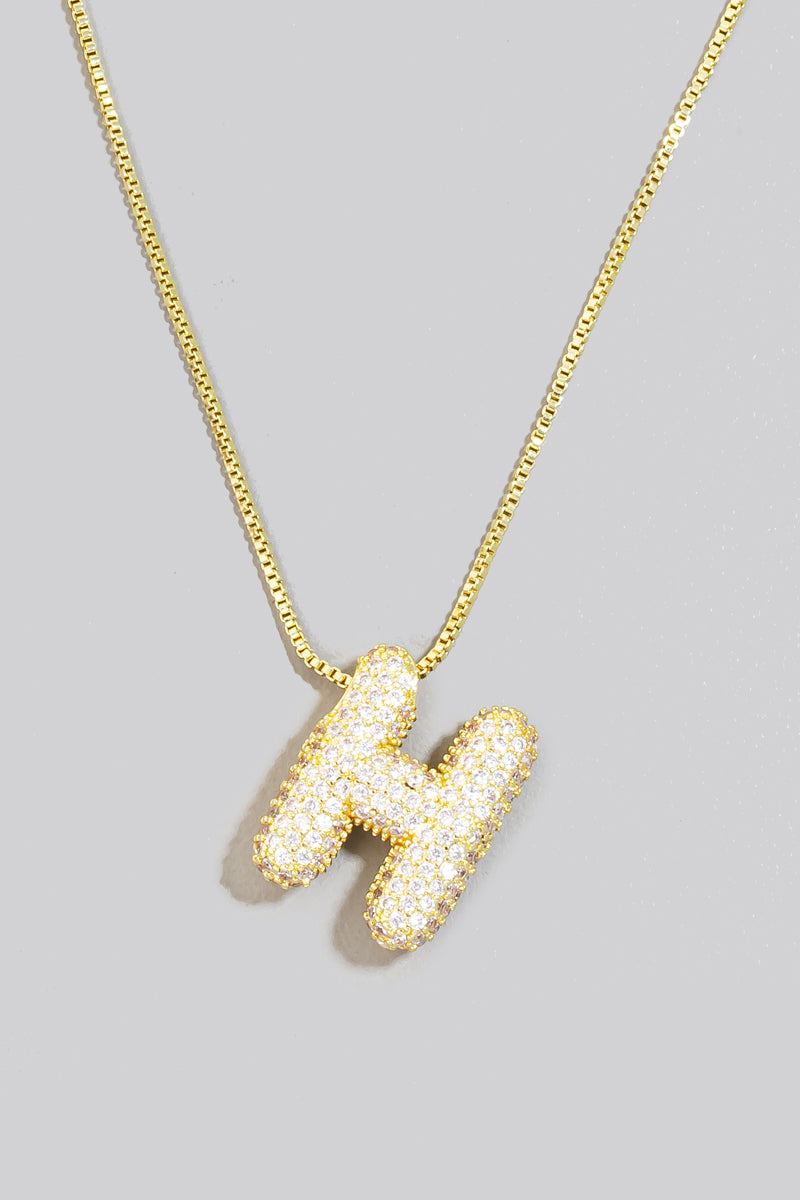 Ana InitIal Necklace (Gold)