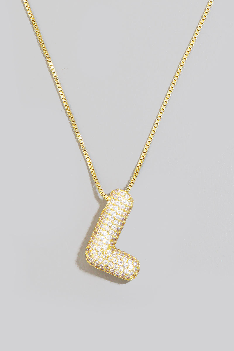 Ana InitIal Necklace (Gold)