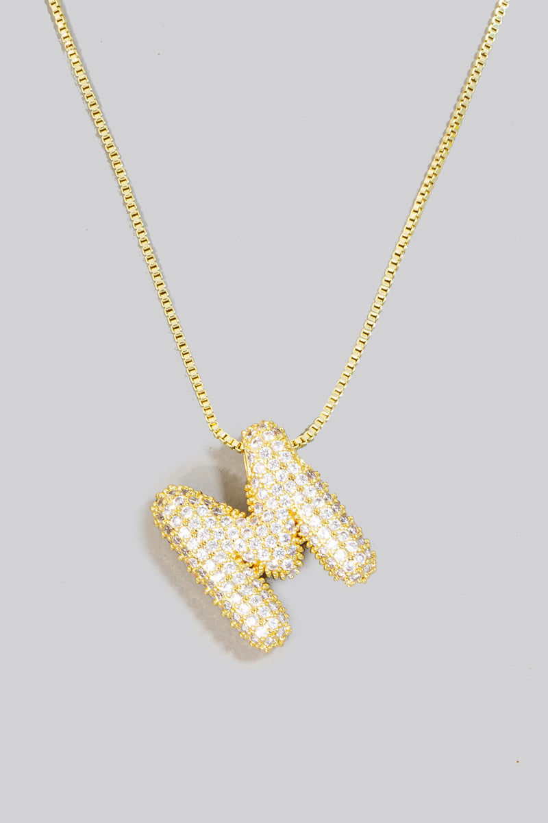 Ana InitIal Necklace (Gold)