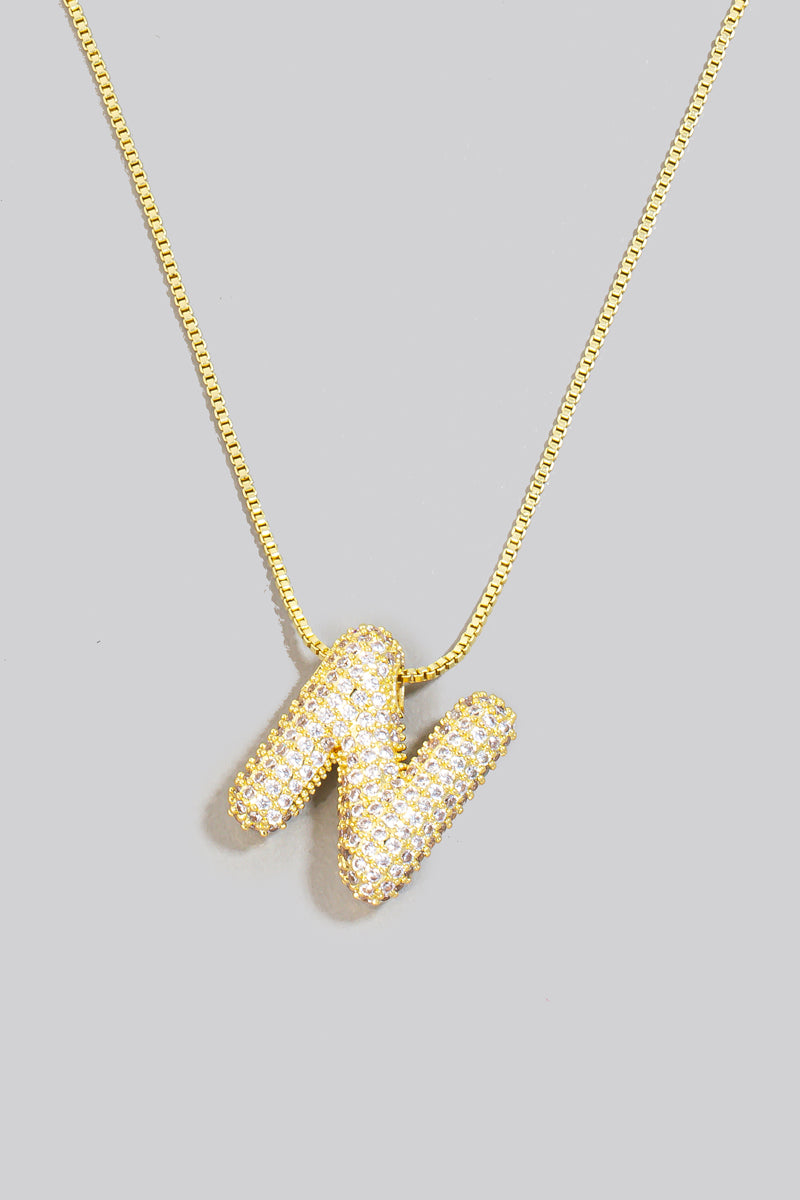 Ana InitIal Necklace (Gold)