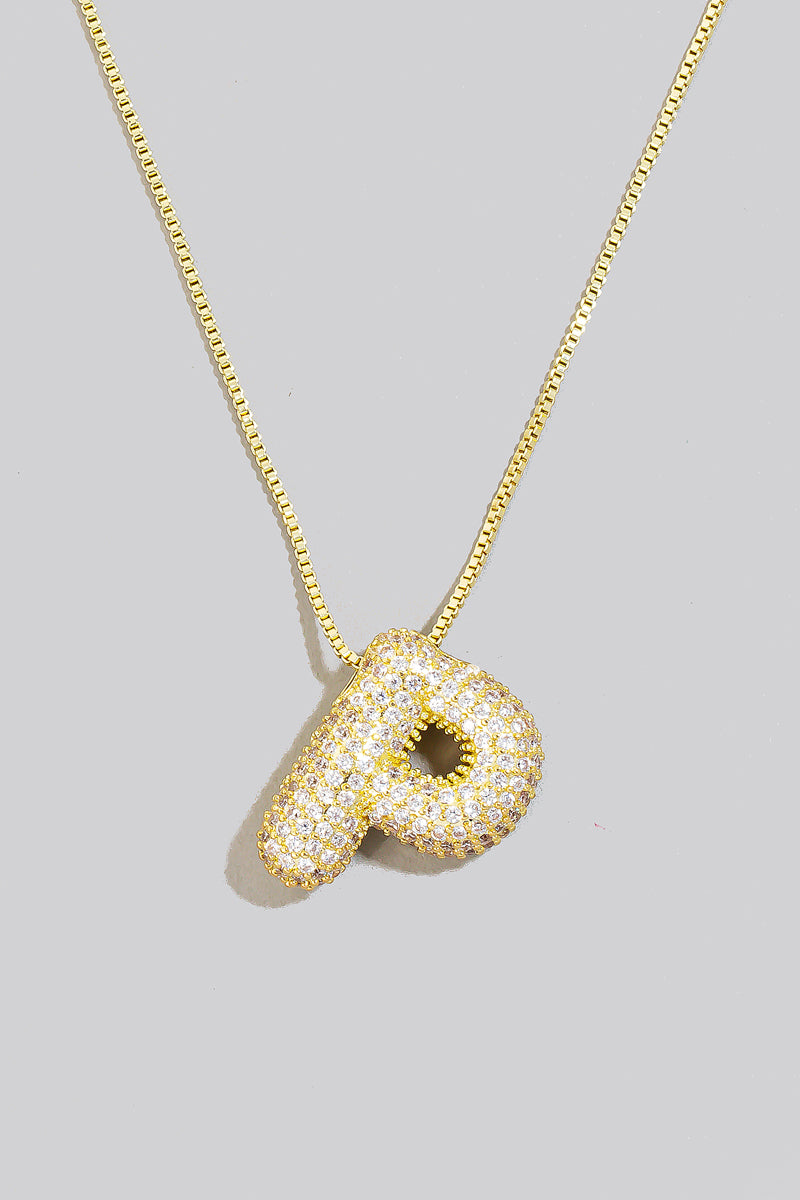 Ana InitIal Necklace (Gold)