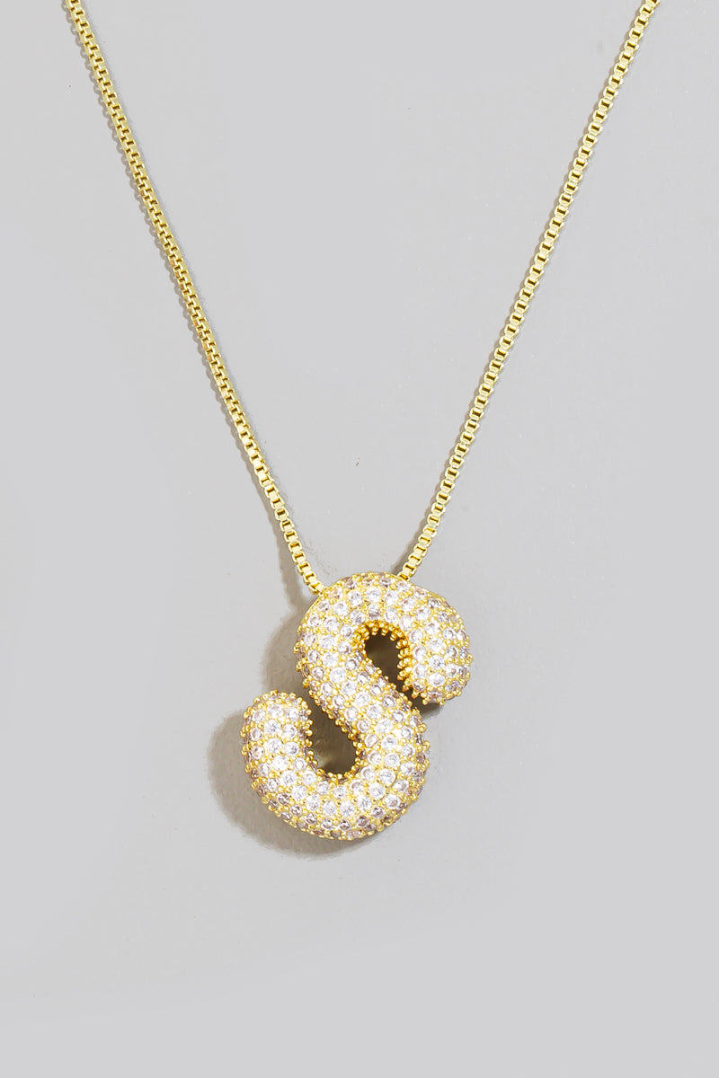 Ana InitIal Necklace (Gold)