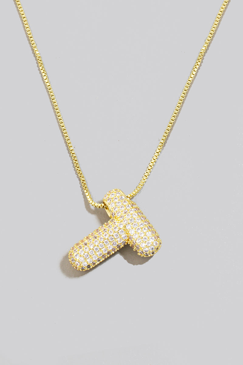 Ana InitIal Necklace (Gold)