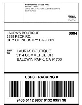 $12.95 Shipping Label