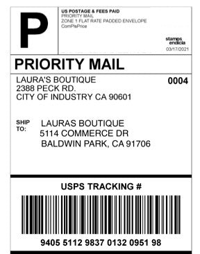 $12.95 Shipping Label